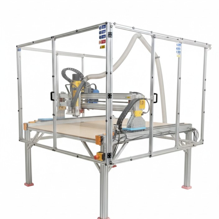 Fraiseuse numérique CNC 3 axes - Construction Fablab